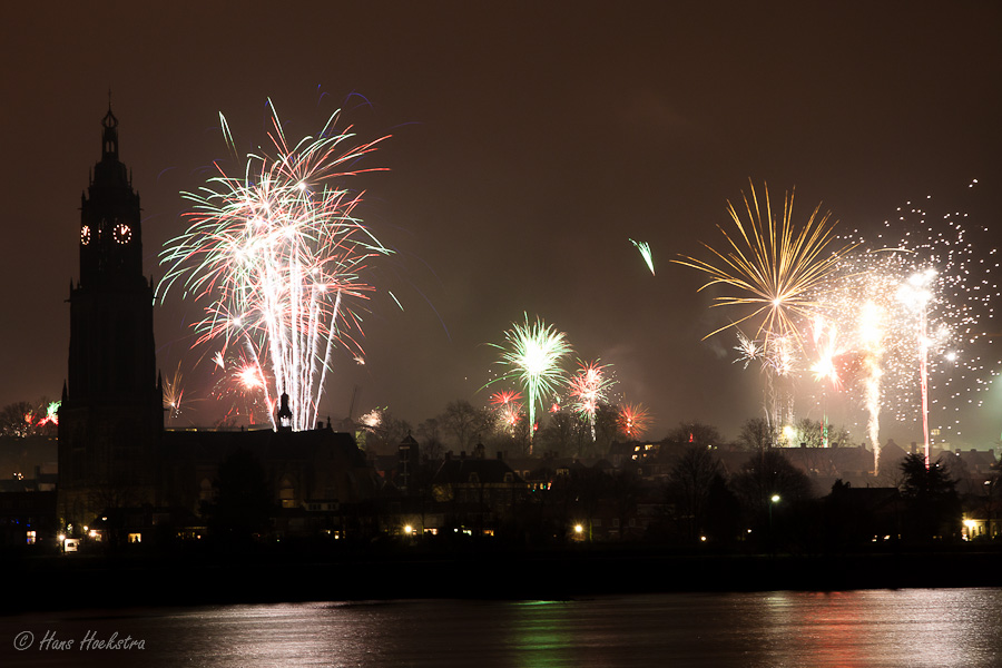 Vuuwerk boven Rhenen Vuuwerk boven Rhenen