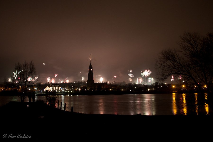Vuuwerk boven Rhenen Vuuwerk boven Rhenen