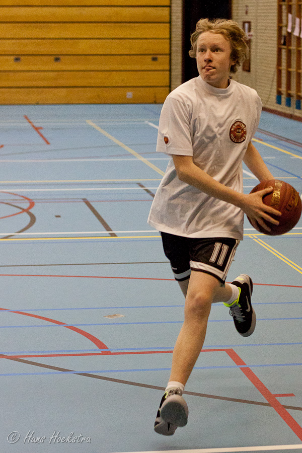 Geconcentreerd tijdens de Warming up