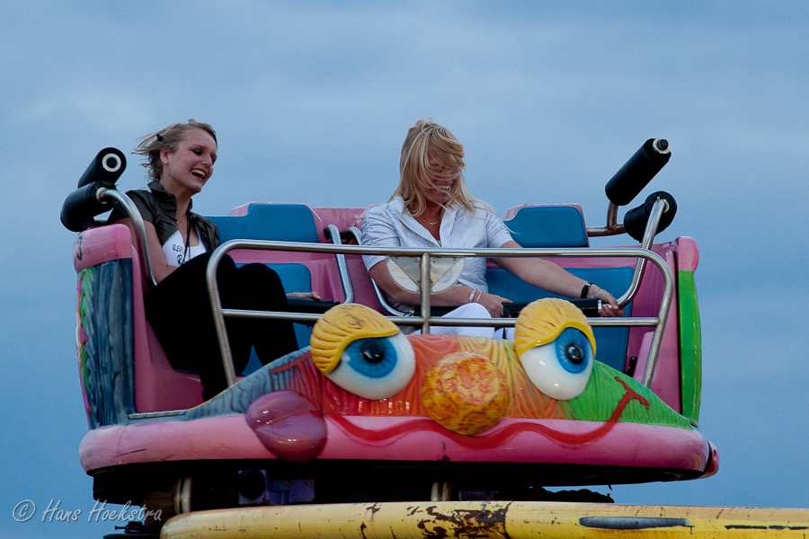 Heen en weer in de Crazy Mouse