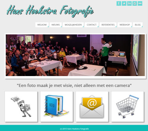 Nieuwe website