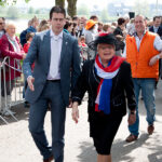 Burgemeester en stand-in Beatrix